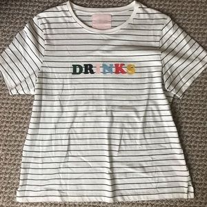 NWOT Cute “drinks” Shirt 🍹